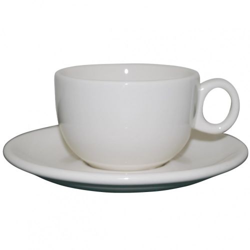 Q Performance Cappuccino Elfenbein 20 cl. SATZ. Möglichkeit, sowohl die Tasse als auch die Untertasse zu bedrucken
